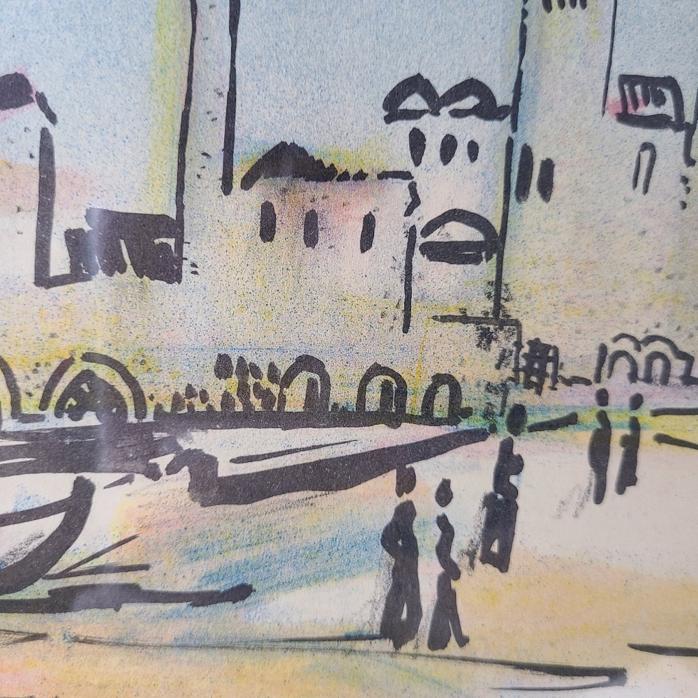 Joseph Kossonogi "Jaffa II" Signed Numbered Lithograph Print - Picture 5 of 11